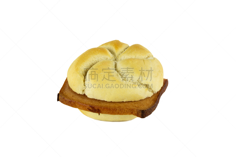 饮食,肉饼,水平画幅,折角小面包,背景分离,小吃,巴伐利亚,肉,白面包,肉制品