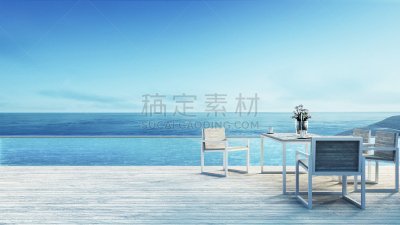 海滩,海洋,风景,三维图形,风筝冲浪,礼品区,度假胜地,别墅,水,天空