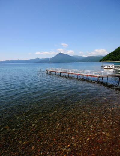 夏天,支笏湖,垂直画幅,水,天空,美,旅行者,户外,湖,山