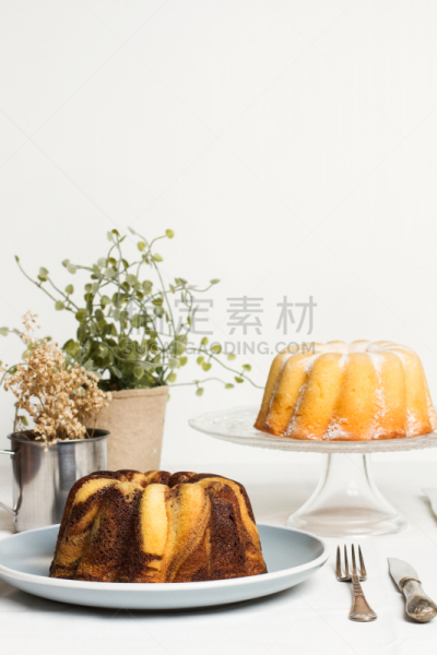 香草冰淇淋,巧克力,柠檬蛋糕,垂直画幅,无人,蛋糕,烘焙糕点,乡村风格,甜点心,糖