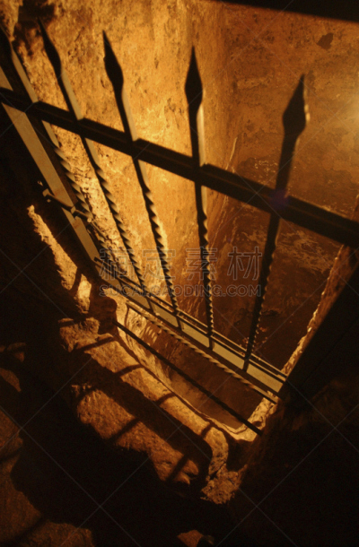 耶路撒冷,垂直画幅,混凝土墙,橙色,墙,光效果,无人,轻的,砖墙,铁矿