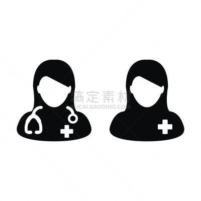 计算机图标,符号,健康保健,病人,助手,诊疗室,绘画插图,计算机制图,计算机图形学