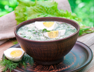 酸乳酒,蔬菜,鸡蛋,汤,冷,餐具,奶制品,水平画幅,素食,膳食