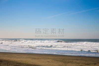 太平洋,碧洋海滩,旧金山海洋滩,北加利福尼亚州,水,旧金山,水平画幅,无人,旧金山湾区,加利福尼亚