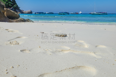海滩,泰国,特写,斯米兰群岛,安达曼海,水,气候,沙子,夏天,明亮