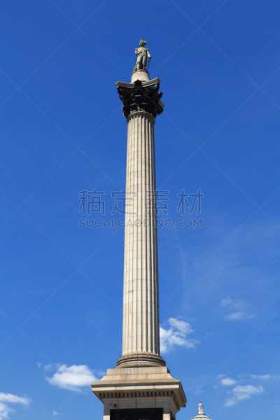 英国,伦敦,纳尔逊,特拉法加广场,海军上将,垂直画幅,纪念碑,地名,古老的,古城