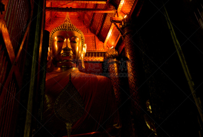 金佛寺,平和,一个物体,一个人,泰国,东亚人,禅宗,著名景点,亚洲人种,背景