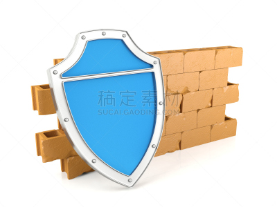 墙,盾,三维图形,公路路障,杀毒软件,人墙,混凝土墙,水平画幅,符号,砖墙