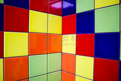 背景,瓷砖,停车楼,遮罩,壁画,式样,水平画幅,散焦,蓝色,斑点