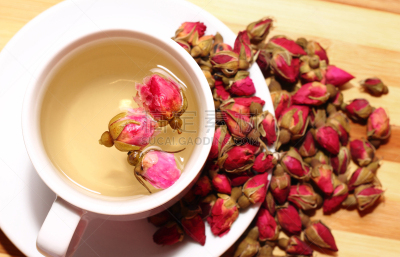 玫瑰,茶,水平画幅,无人,茶杯,干的,饮料,草药,盘子,草本