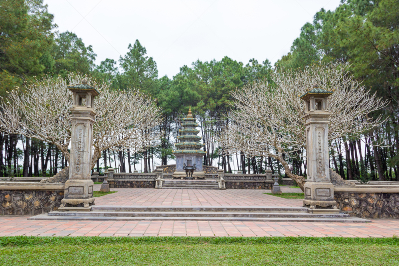 地形,顺化,越南,天姥寺,灵性,建筑物门,古老的,苔藓,过去,白色