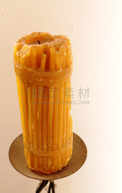 凹版印刷,垂直画幅,蜡烛,无人,黄色,蜡,摄影,捆