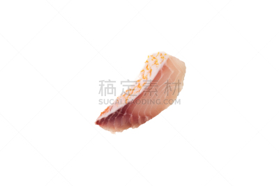 鱼类,切片食物,分离着色,白色背景,酸,配方,清新,鱼肝油,香料,食品