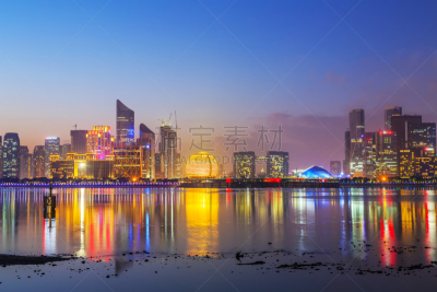 杭州,新城市,浙江省,全球财政,城市扩张,石油管道,商务,旅途,照明设备,现代