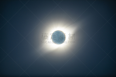 非凡的,2019,太空,日食,月亮,日光,智利,日冕,太阳,覆盖