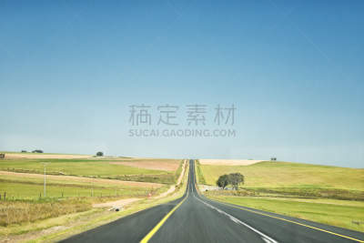 南非,街道,地平面,直的,农业,视角,旅途,沥青,前面,汽车