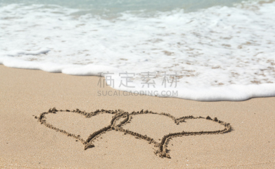 沙子,海洋,两只动物,红桃,绘画插图,水,水平画幅,圣汤姆斯,符号,在边上