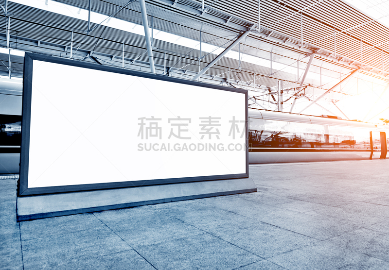 布告栏,车站月台,空白的,高速列车,地板,模板,现代,地铁,商业金融和工业