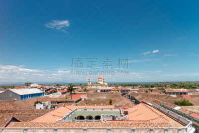 尼加拉瓜,摄像机拍摄角度,洛杉矶,格拉纳达,梅塞德县,外立面,水平画幅,建筑