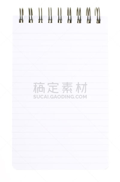笔记本,螺线,速记员,螺旋记事本,垂直画幅,办公室,留白,办公用品,小册子,背景分离