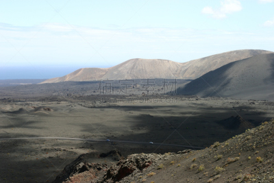 兰萨罗特岛,volcanic scoria,火山渣锥,死火山,timanfaya national park,休眠火山,国家公园,水平画幅,熔岩,无人
