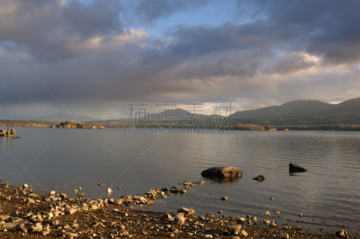 lough leane,基拉尼,克俐环,凯瑞郡,芒斯特省,天空,水平画幅,山,无人,户外