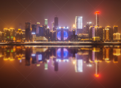 夜晚,都市风景,重庆,水,天空,水平画幅,无人,海港,户外,滨水