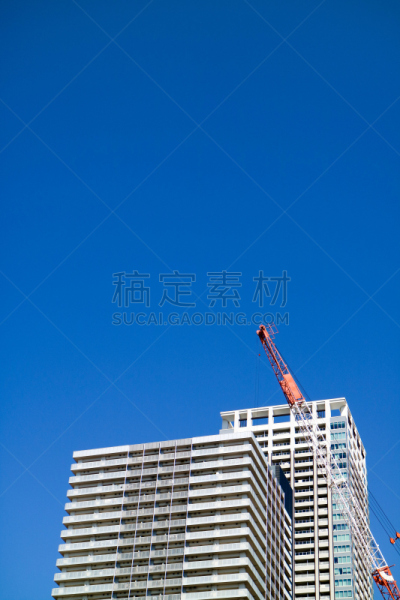 日本,摩天大楼,垂直画幅,无人,夏天,户外,草,沥青,小路,东京