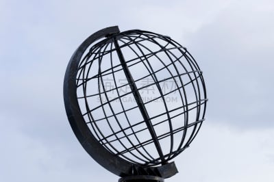 金属,地球形,纪念碑,天空,北角,水平画幅,雪,弗尹马尔克县,户外,斯堪的纳维亚半岛