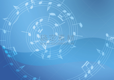 矢量,螺线,音乐,背景,浅蓝色,艺术,爵士乐,无人,噪声,绘画插图