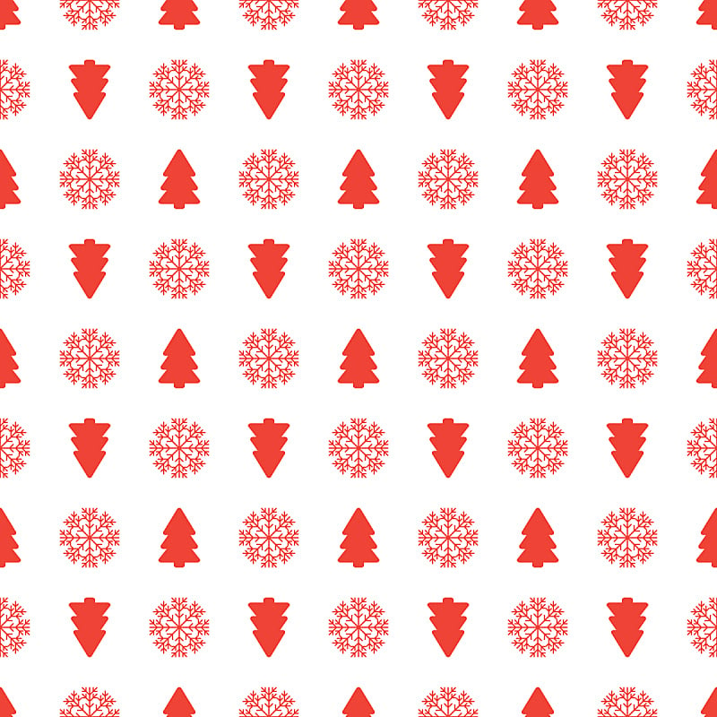 圣诞树,四方连续纹样,雪花,矢量,节日,抽象,背景,新的,形状