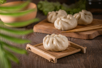 中式小笼包,小圆面包,拉脱维亚,清新,面包,食品,蒸菜,中国食品,蒸锅,塞满了的