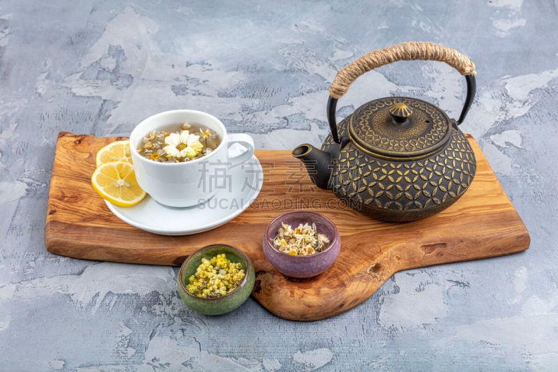 茶杯,茶壶,甘菊,东方人,铸件,铸铁,热,顺势医学,药,杯