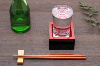 木制,日本青酒,枡,盒子,日本,酒瓶,葡萄酒,杯,米,厚木板
