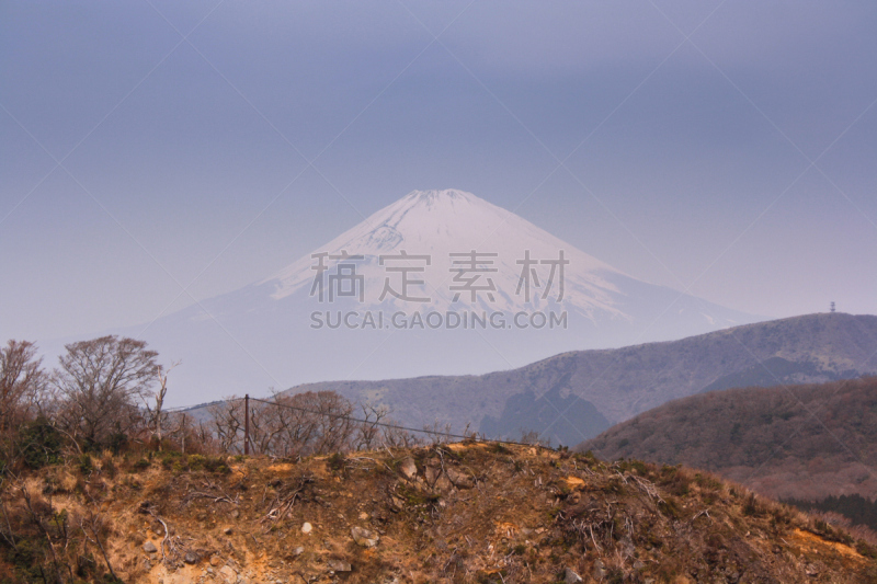 富士山,日本,山,风景,富士箱根伊豆国立公园,自然,水平画幅,蓝色,旅行者,户外