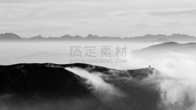 地形,多洛米蒂山脉,格拉巴酒,山,全景