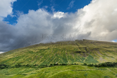 马蹄铁,水平画幅,旅行者,苏格兰,夏天,户外,美国西部,树林,卓萨奇山脉,自然公园