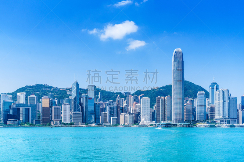 维多利亚港,都市风景,水,外立面,天空,夏天,滨水,现代,地形,国际著名景点