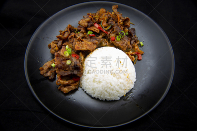 蔬菜,猪肉,炒菜