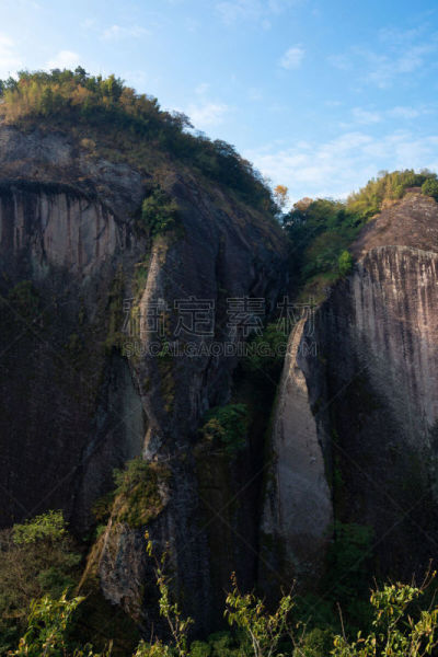 中国,风景,山,福建省,丹霞地貌,武夷山,世界遗产,环境,云,环境保护