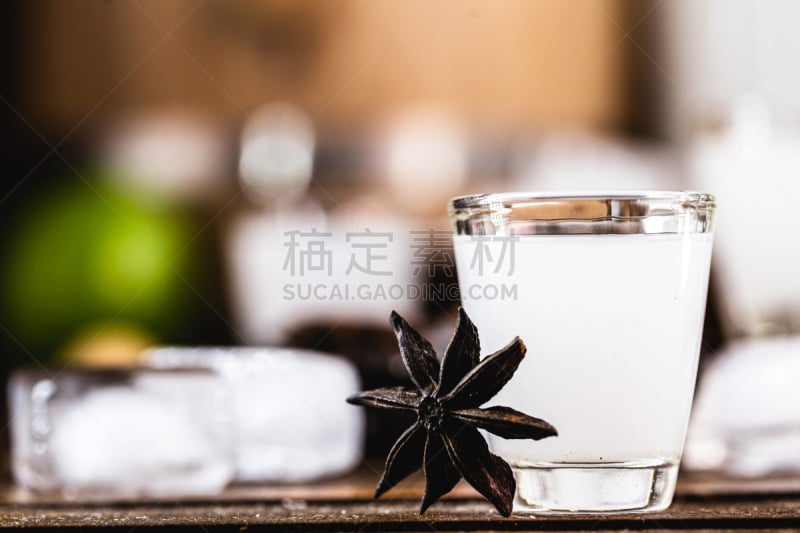 留白,饮料,斑点,前景聚焦,乡村风格,星茴芹,固体,古老的