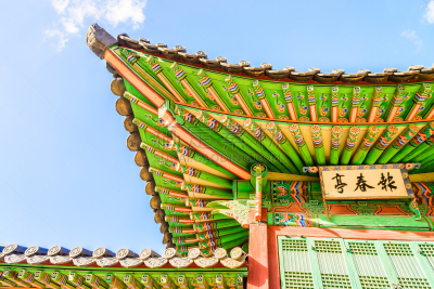 首尔,建筑,昌德宫,朝鲜半岛,城市,南大门,水平画幅,无人,宫殿,大门