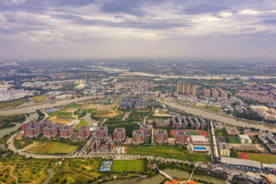 公园,湖,湿地,东莞,广东省,传统,草坪,环境,云,草