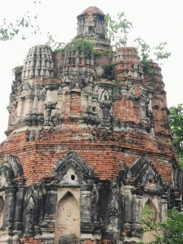 Ayutthaya​ view​ by​ Wat​ Mahathat​ during​sunset