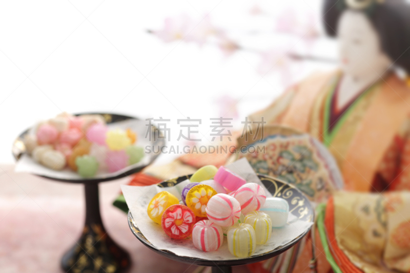 传统,日本,传统节日,糖果店,事件,彩色背景,橙色,皱霰,糖果,甜食