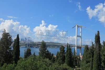 The Sea of ​​Marmara martyrs of 25 July 2019 bridge nature Istanbul Turkey
