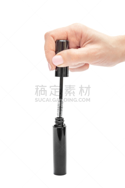 睫毛膏,女人,白色,分离着色,羊毛帽,手牵手,噪声,粉饼,背景分离,塑胶