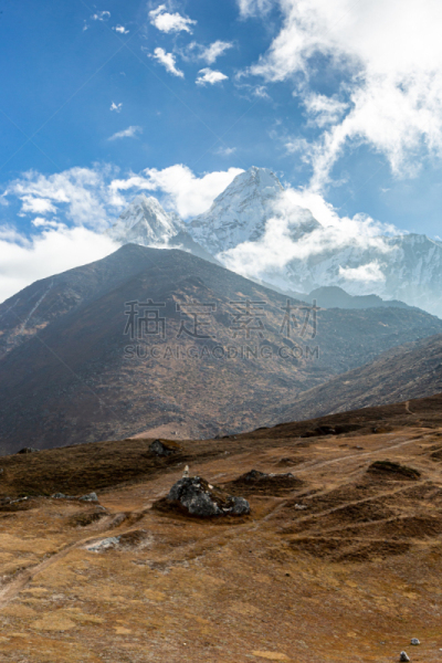 尼泊尔,珠穆朗玛峰,阿马达布朗峰,徒步旅行,大本营,运动,景观设计,灵感,世界遗产,技术