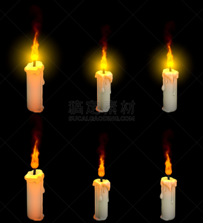 蜡烛,热,三维图形,绘画插图,白色,荧光笔,概念,石蜡,分离着色,祈祷