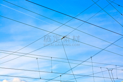 车站,冬天,威斯巴登,电缆,自然,天空,风,天堂,水平画幅,雪